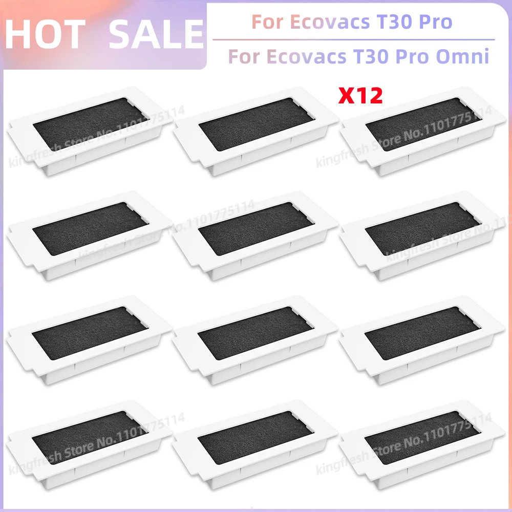 Passend Für Ecovacs T30 Pro Omni / T30 OMNI, Ecovacs Deebot T30e Pro Omni, YEEDI M12 ULTRA PLUS / M12 Pro+ Teile Hauptrolle Seitenbürste Filter Staubbeutel Wischmopptuch