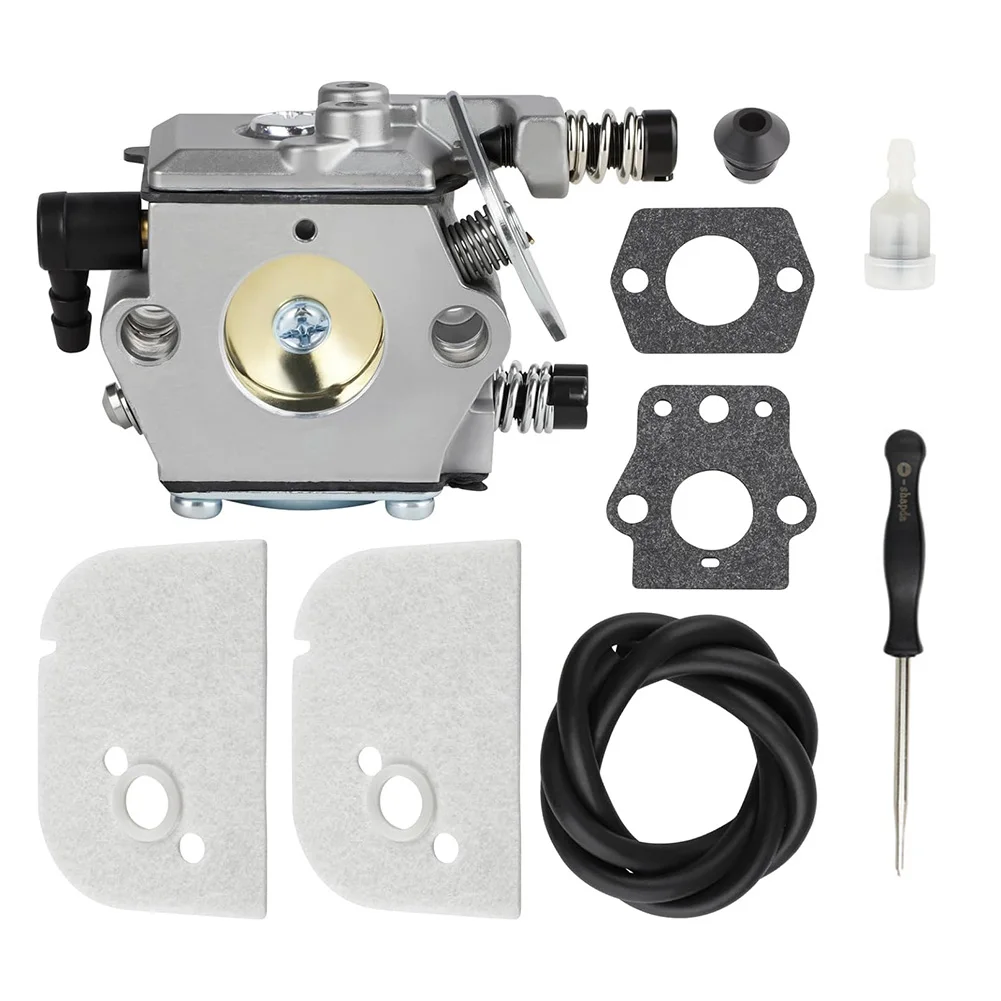 1Set Carburetor Tune Up Kit For Stihl- 009 010 011 012 Chainsaws With Air Filter And Fuel Line Complete Repair Parts For Garden