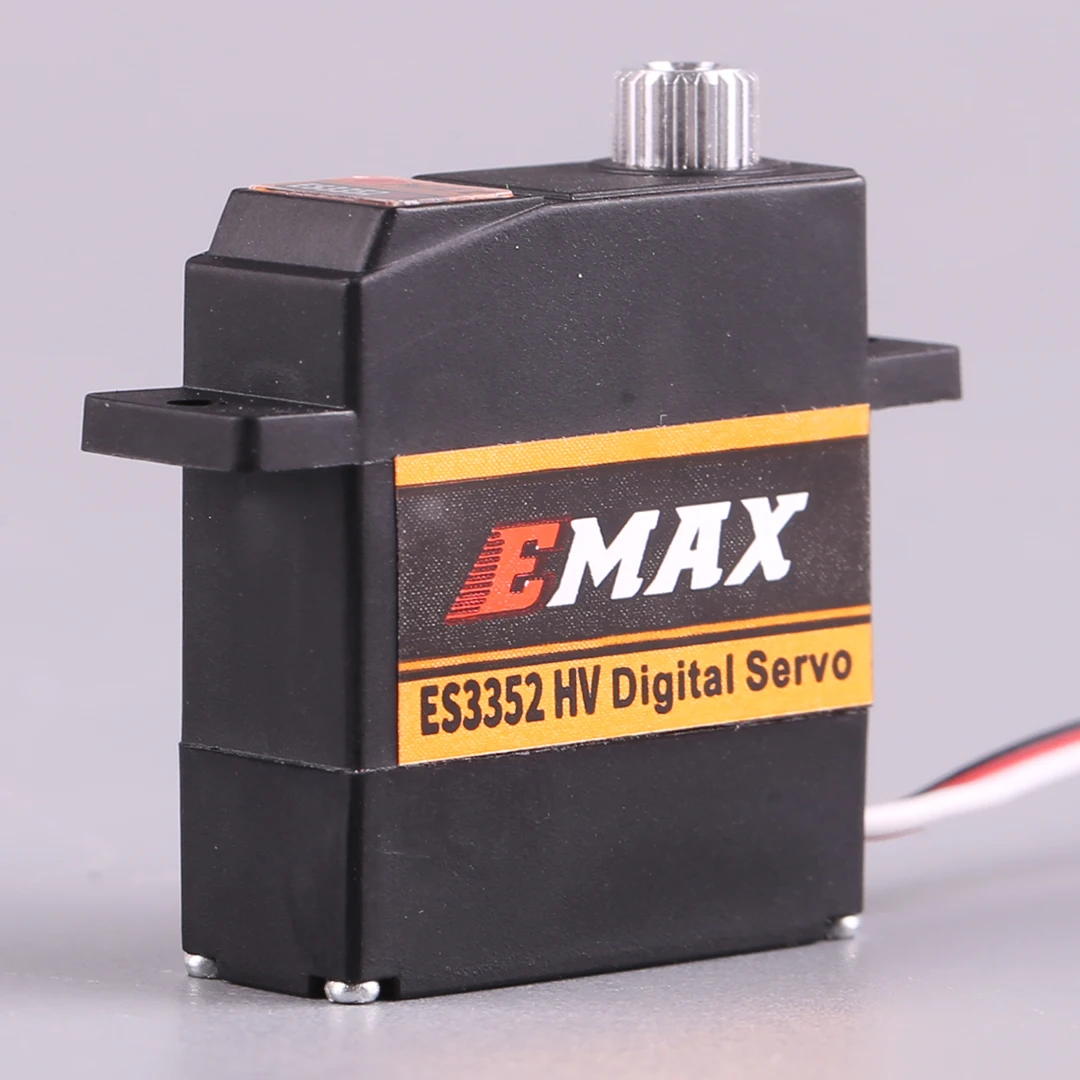 EMAX ES3352HV Servo digitale per ingranaggi in metallo ad alta tensione per tutti gli usi 12g 9mm MINI per accessorio per moduli RC per auto Robot per aeroplani