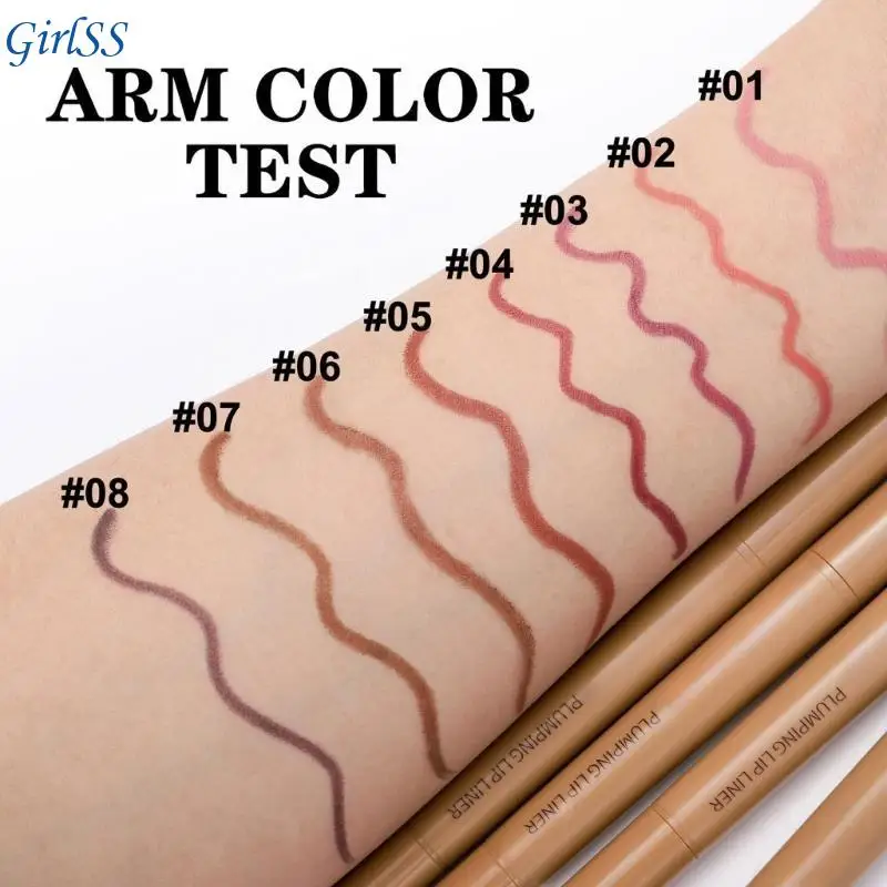 Precyzyjna kredka do ust z dwiema końcówkami Wodoodporna, odporna na rozmazywanie formuła Kremowa konsystencja Łatwa aplikacja