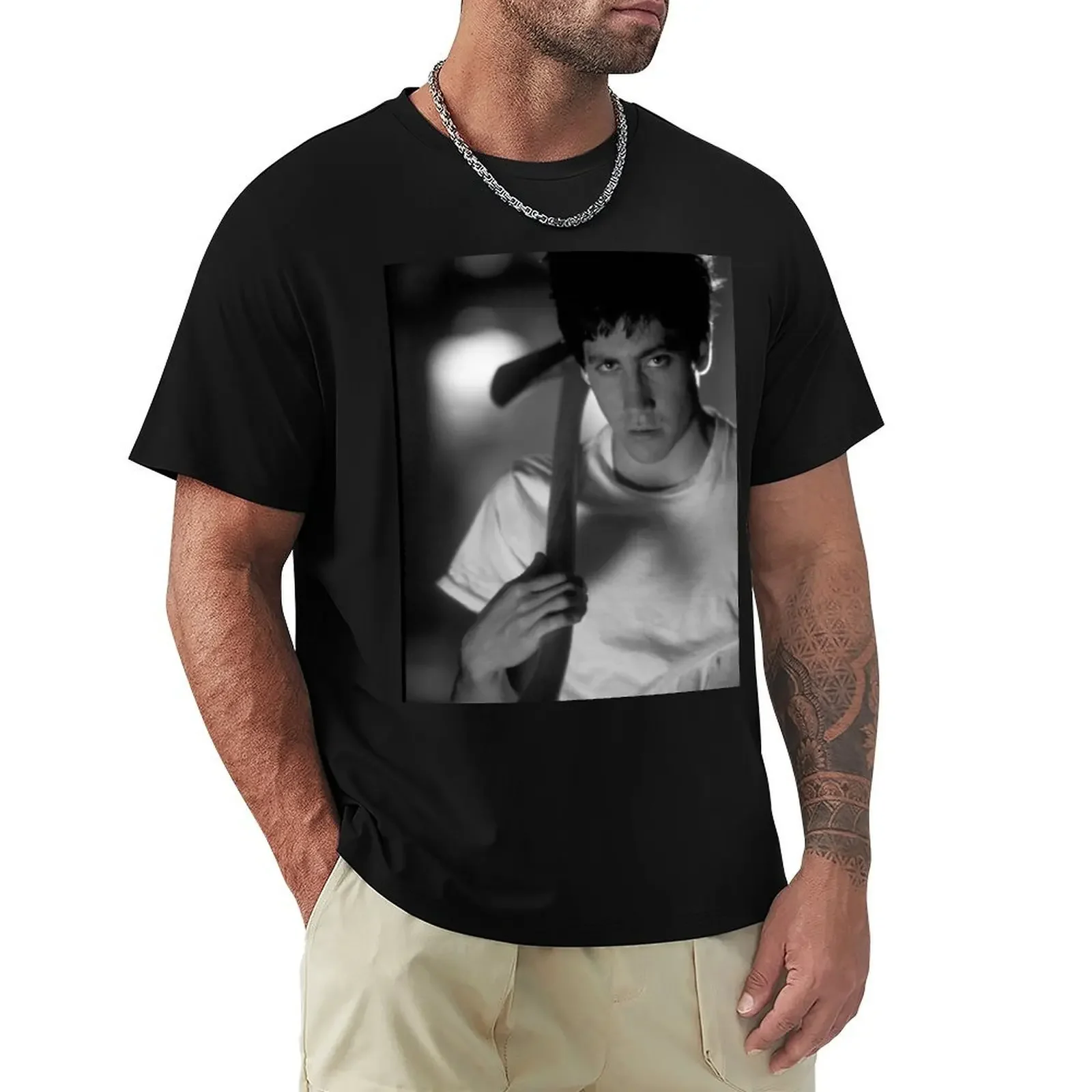 Donnie Darko (Black and White) T-shirt oversizeds for a boy sublime sports fans mens tall t shirts