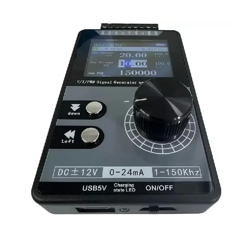 v-i-pwm信号発生器および測定メーター-dc12v-0-24ma-1-150khz