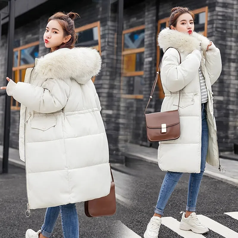 Padded Female Students Loose Korean Version Of Bread Clothes The Long Section Of The New Student Down Padded Jacket Padded Coat