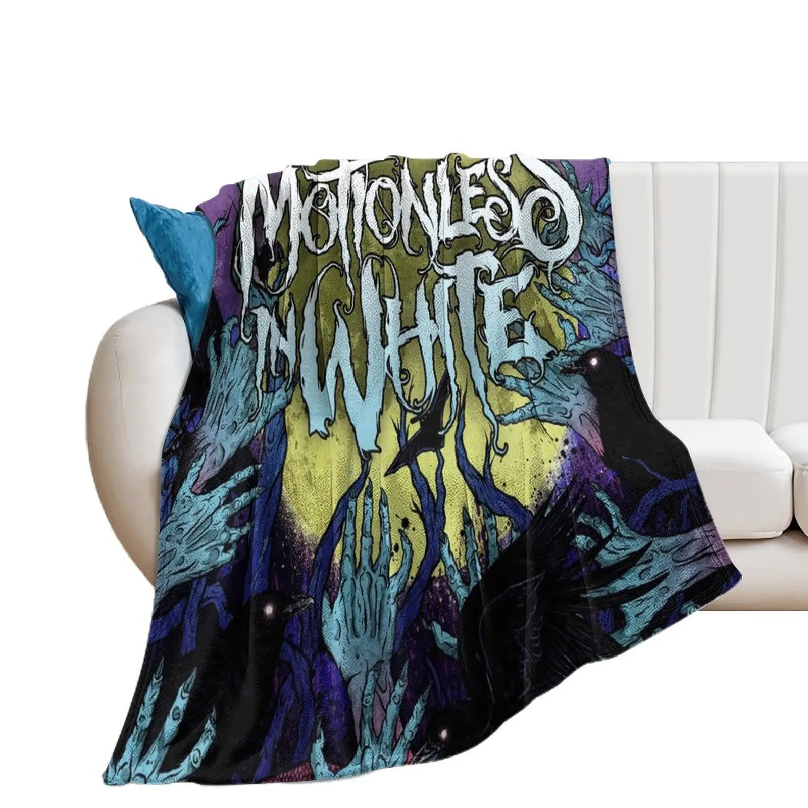 motionless in creatures hand 2021 menlu Throw Blanket warm winter Custom Cute Blankets