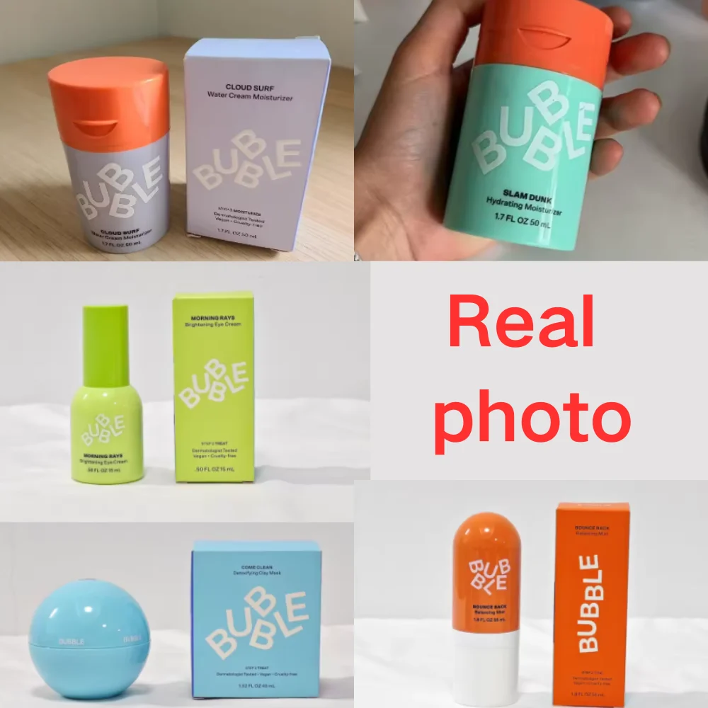 كريم ترطيب الوجه الفقاعي يحسن نسيج البشرة، مرطب الوجه المتقدم المتوازن - جل مرطب للعناية بالبشرة