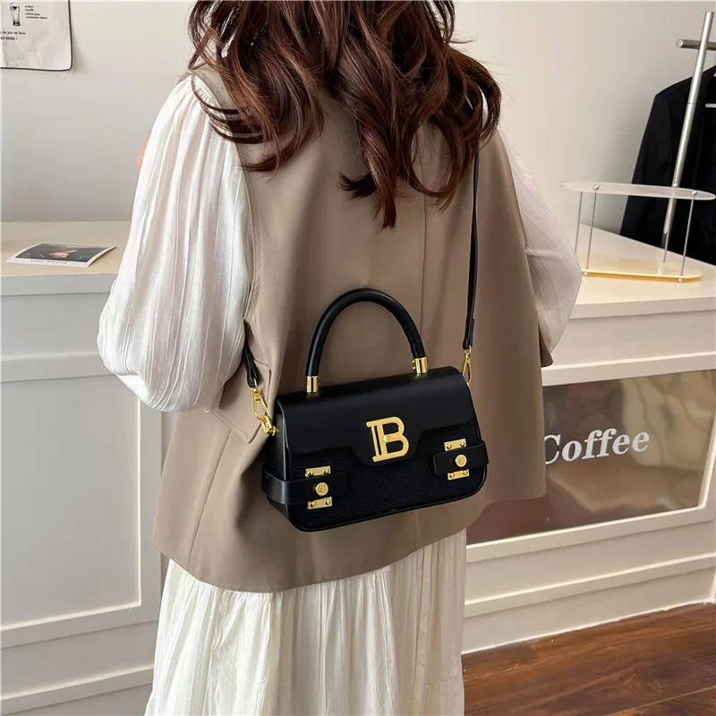 Tas Tote Vintage Bertekstur, Tas Selempang Mewah untuk Wanita, Tas Komuter Chic, Tas Tote Fashion untuk Siang dan Malam, Tas Bahu Minimalis ​