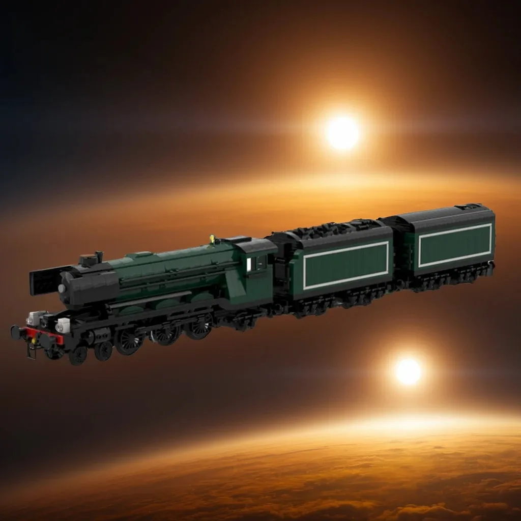 

1766 шт. летающий шотсон LNER класс A3 8 Вт MOC модель образовательная модель здание DIY блоки игрушки на день рождения подарок