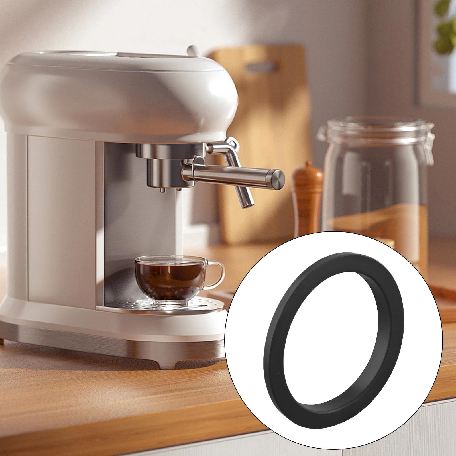 Coffee Brewing Silicone Sealing Ring Coffee Brewing Enhancement Accessory Coffee Maker Worn-out Seals Replacement