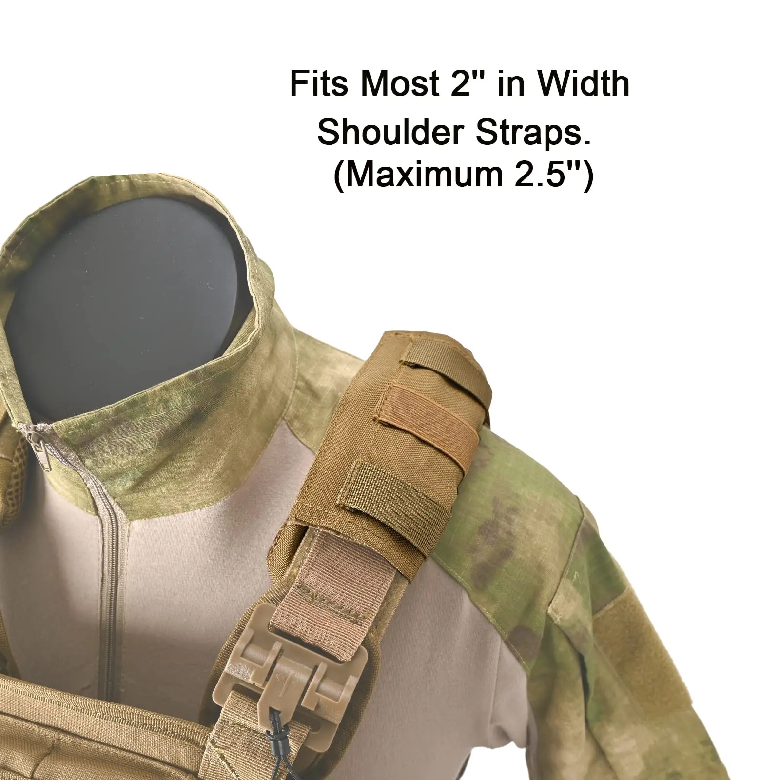 

Outdoor Tactical Vest Universal removable protective shoulder pad Camping Travel bag Breathable stress relief shoulder pad