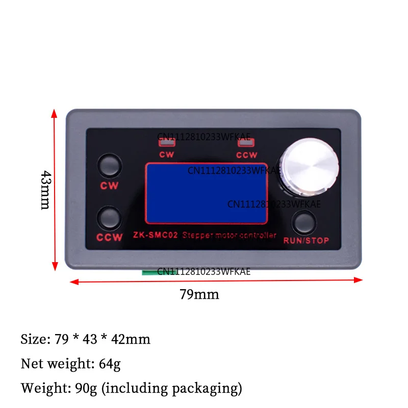 Integrated 42 57 stepper motor forward and reverse control driver for ZK-SMC02 driver