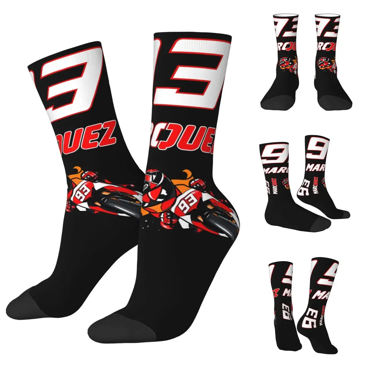 The Amazing Spaniard Racer Marquez 93 Men and Women printing Socks,lovely Applicable throughout the year Dressing Gift