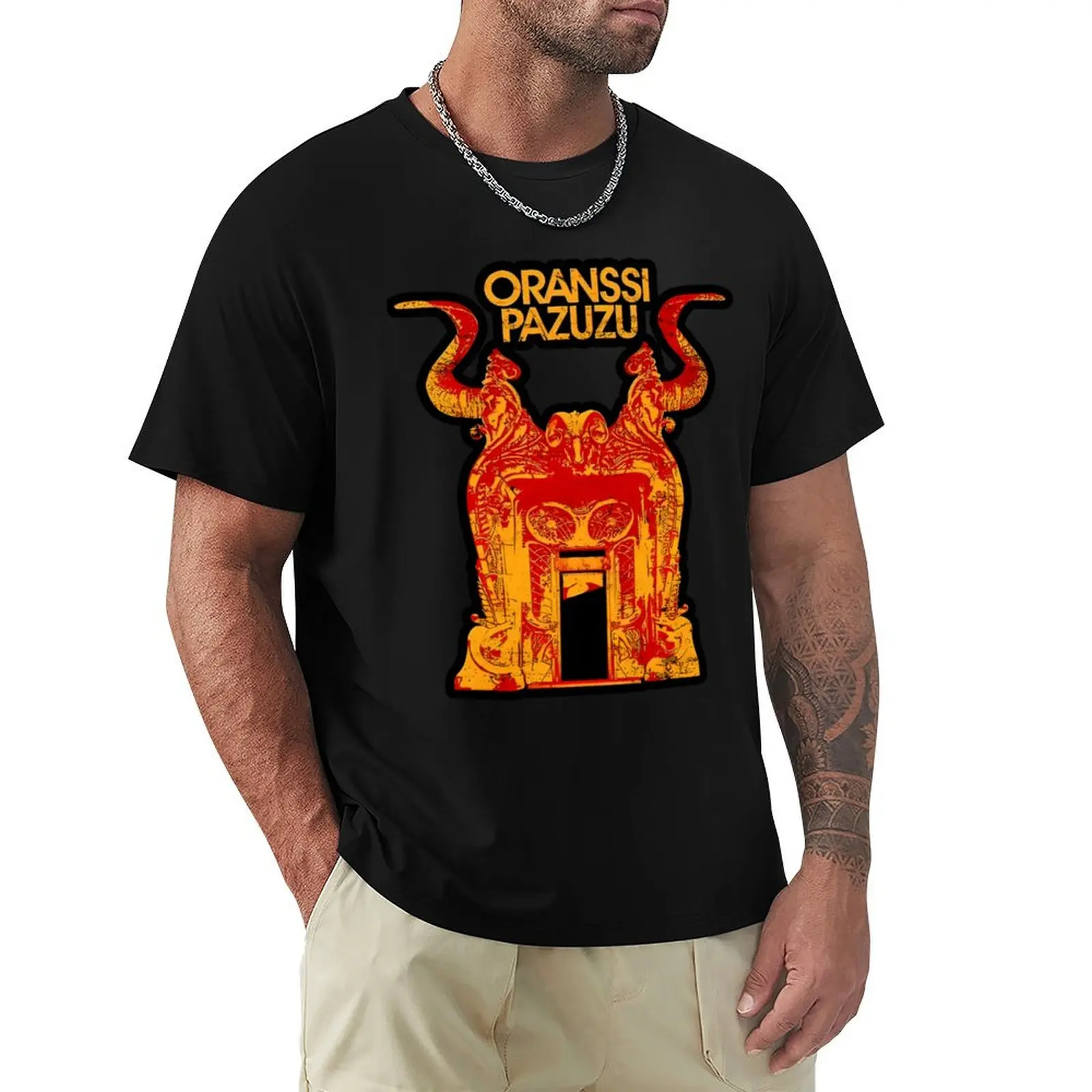 

Oranssi Pazuzu T-Shirt Clothing summer top black t shirts for men