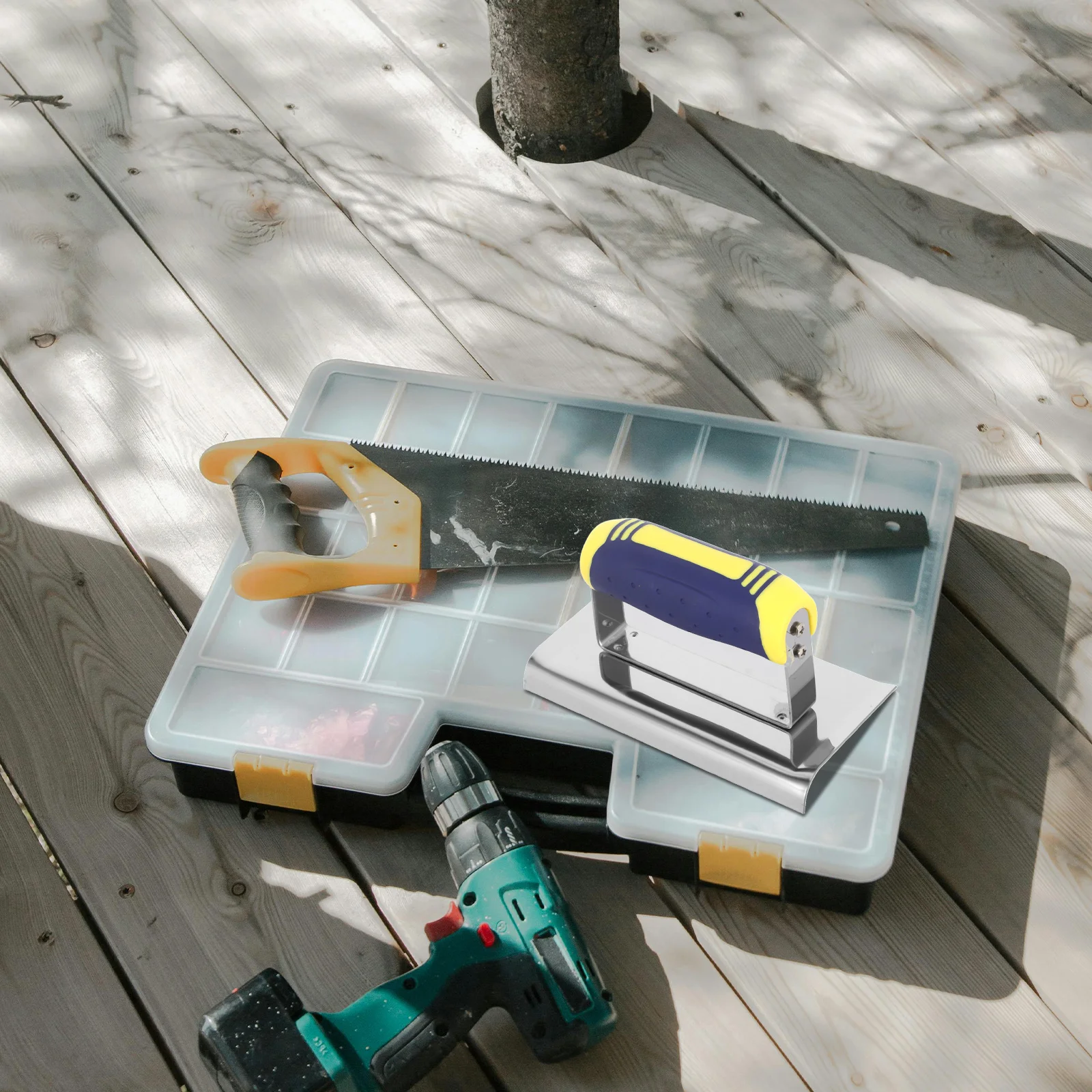 أداة إصلاح جدار الزاوية من الفولاذ المقاوم للصدأ - مجرفة يدوية لتشطيب الحوائط الجافة والحلاقة والتجصيص للحواف الناعمة - أدوات خرسانية