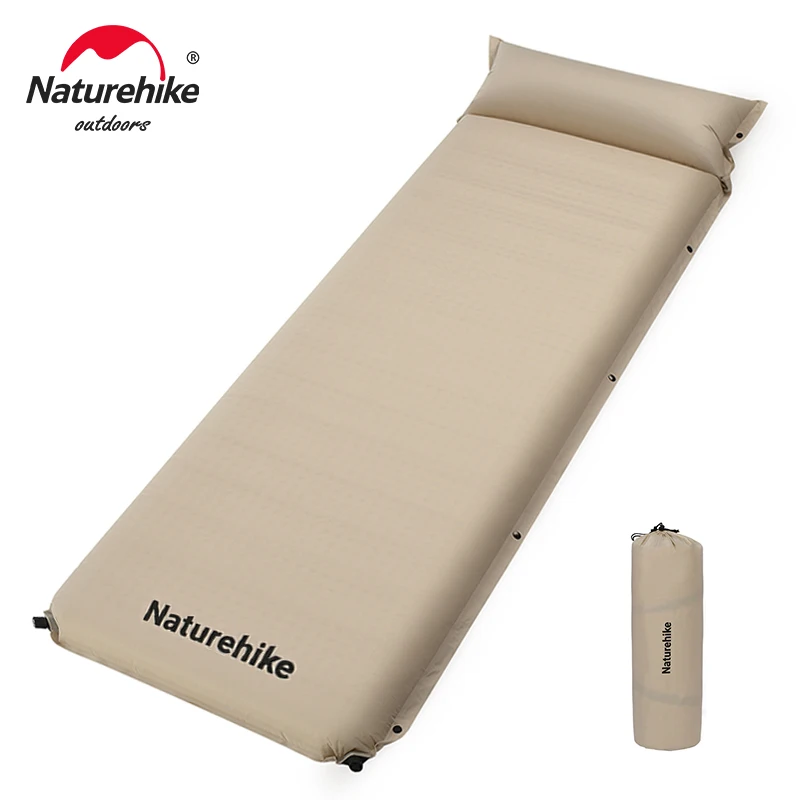 

Naturehike D04 Self Inflating Cushion Camping Ultralight Air Mat Outdoor Splicable Sleeping Pad 10CM Hiking Tent Air Mattress