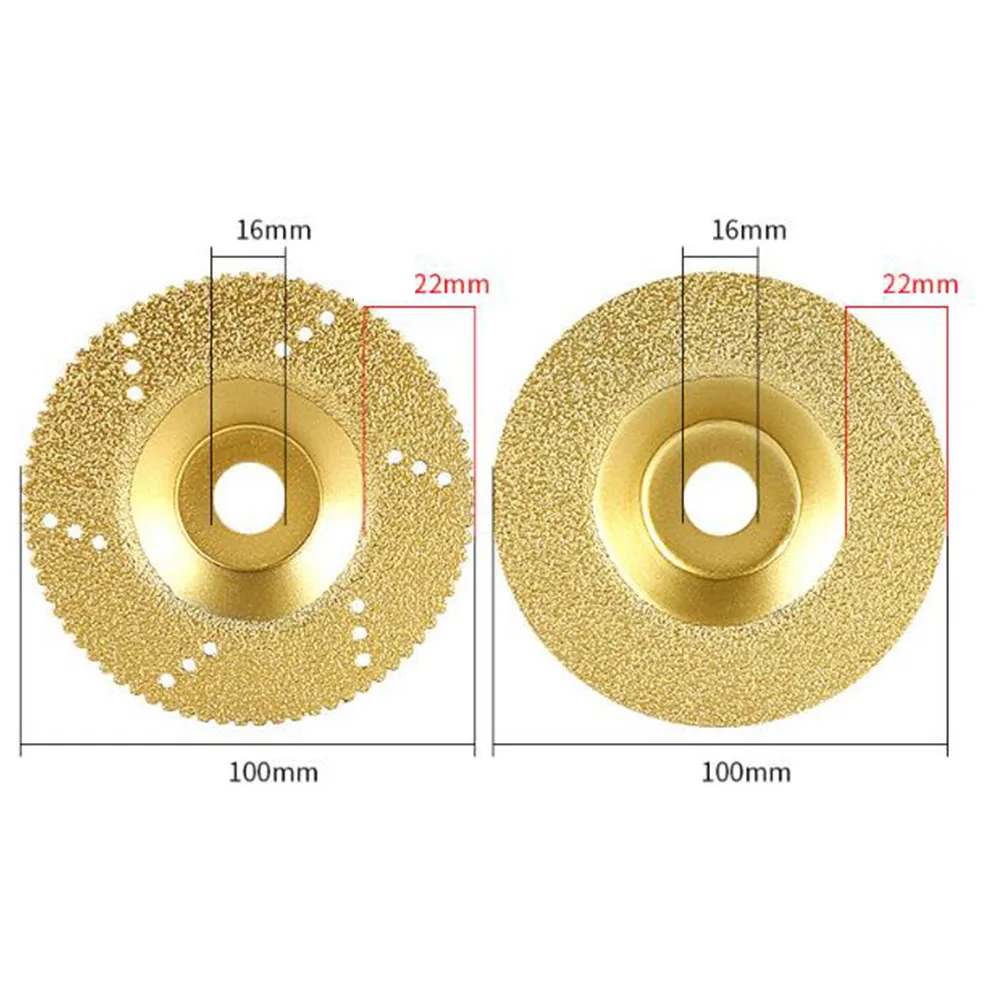 2 Angle Grinder Dry Grinding Disc Diamond Cutting Disc Marble Bowl Grinding Disk Grinder Polishing Buffing Wheels Abrasive Tool