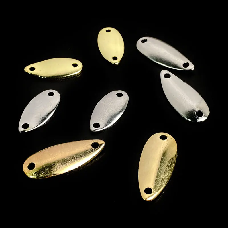 10pc Mini Spoon Lure 0.8g/1.5g/2g Micro Metal Fishing Bait Tiny Hard Sequin Lure Spinner Spoon Small Fish Single Hook Stream