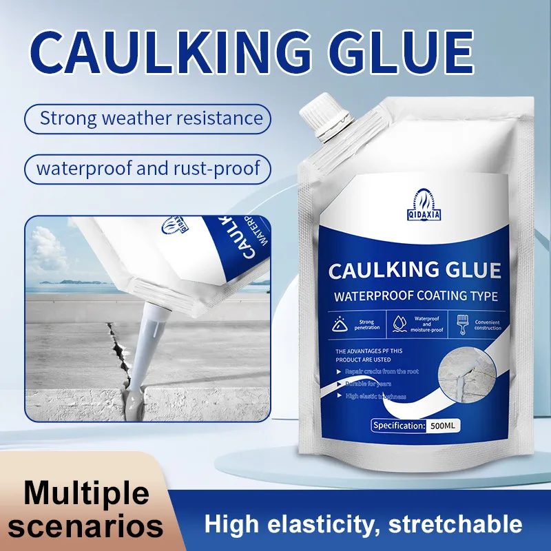 

High-Strength Elastic Waterproof Crack Repair Grout Sealant, Invisible Seamless Patch for Gap Sealing and Water Protection