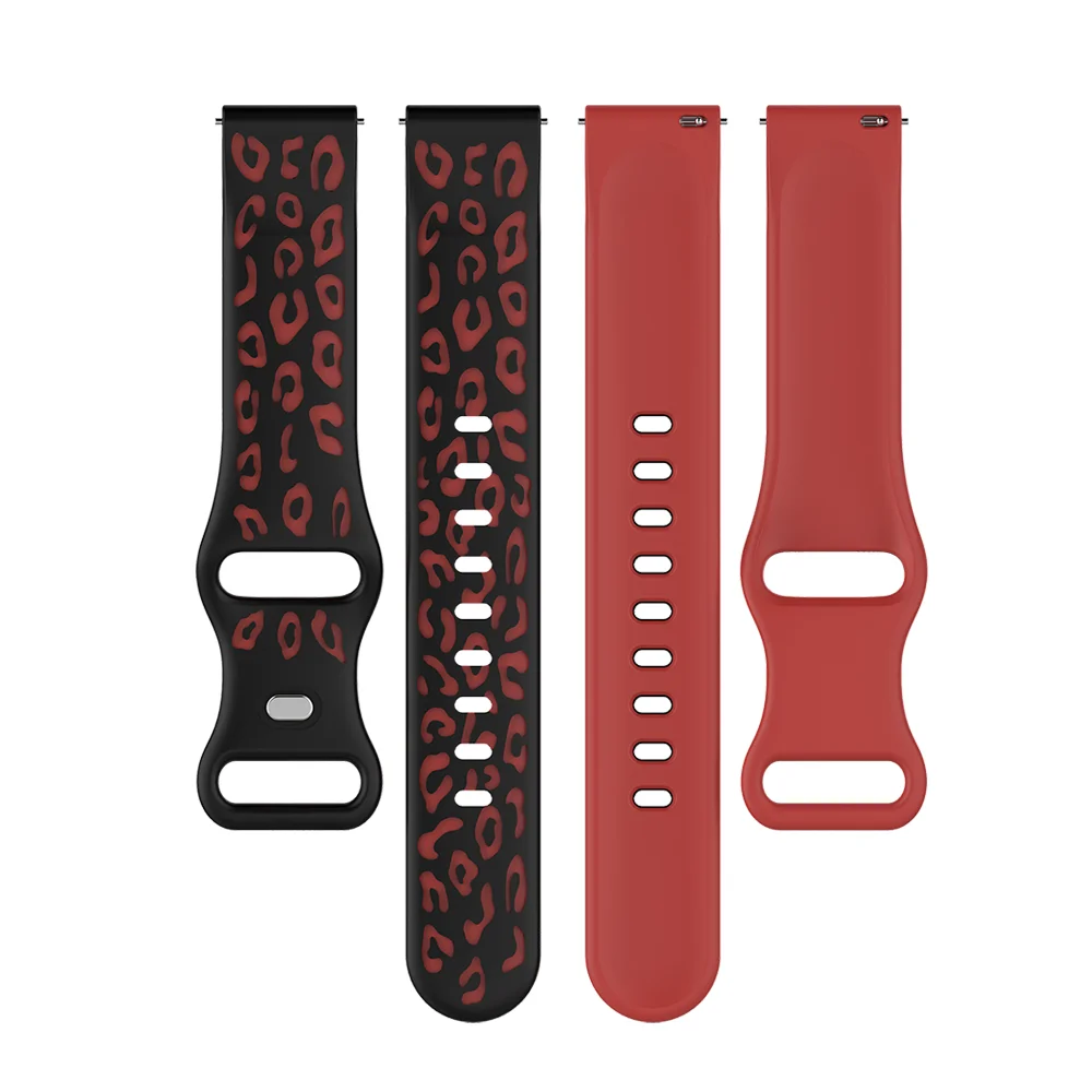 

18mm 20mm 22mm Universal Silicone Watch Strap For Coros Huawei Amazfit Xiaomi Samsung Lightweight Quick Release Smartwatch Band