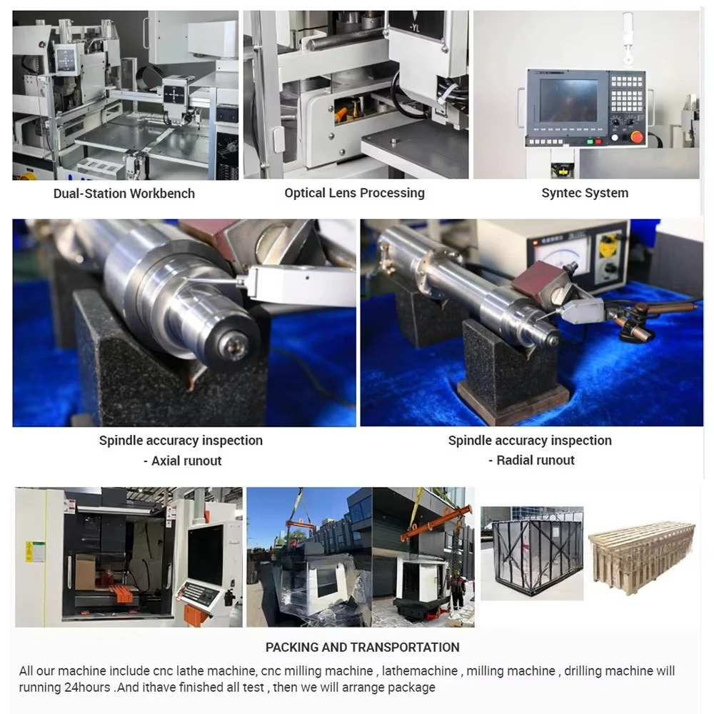 High-Precision Optical Lenses CNC Grinding Dual-Station High-Speed Grinding Machining