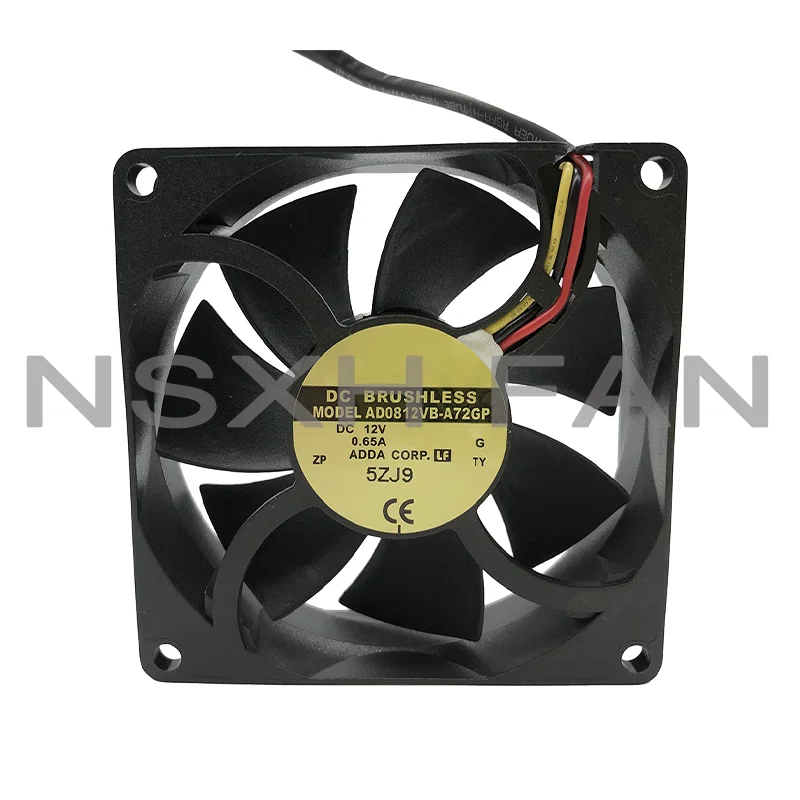 

Original Brand New 8025 12V 0.65a AD0812VB-A72GP Double Ball large Air Volume Cooling Fan