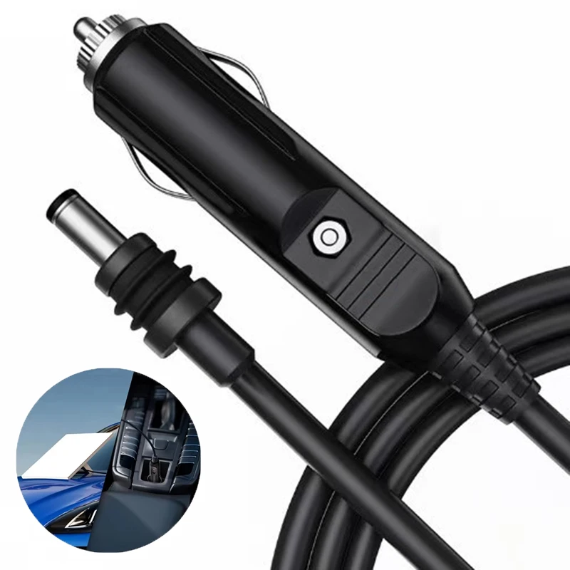 

16FT/5M For Starlink Mini DC Power Cable 12V DC Car Charger Power Supply Cord Outdoor Car Cigarette-lighter Male Plug Adapters