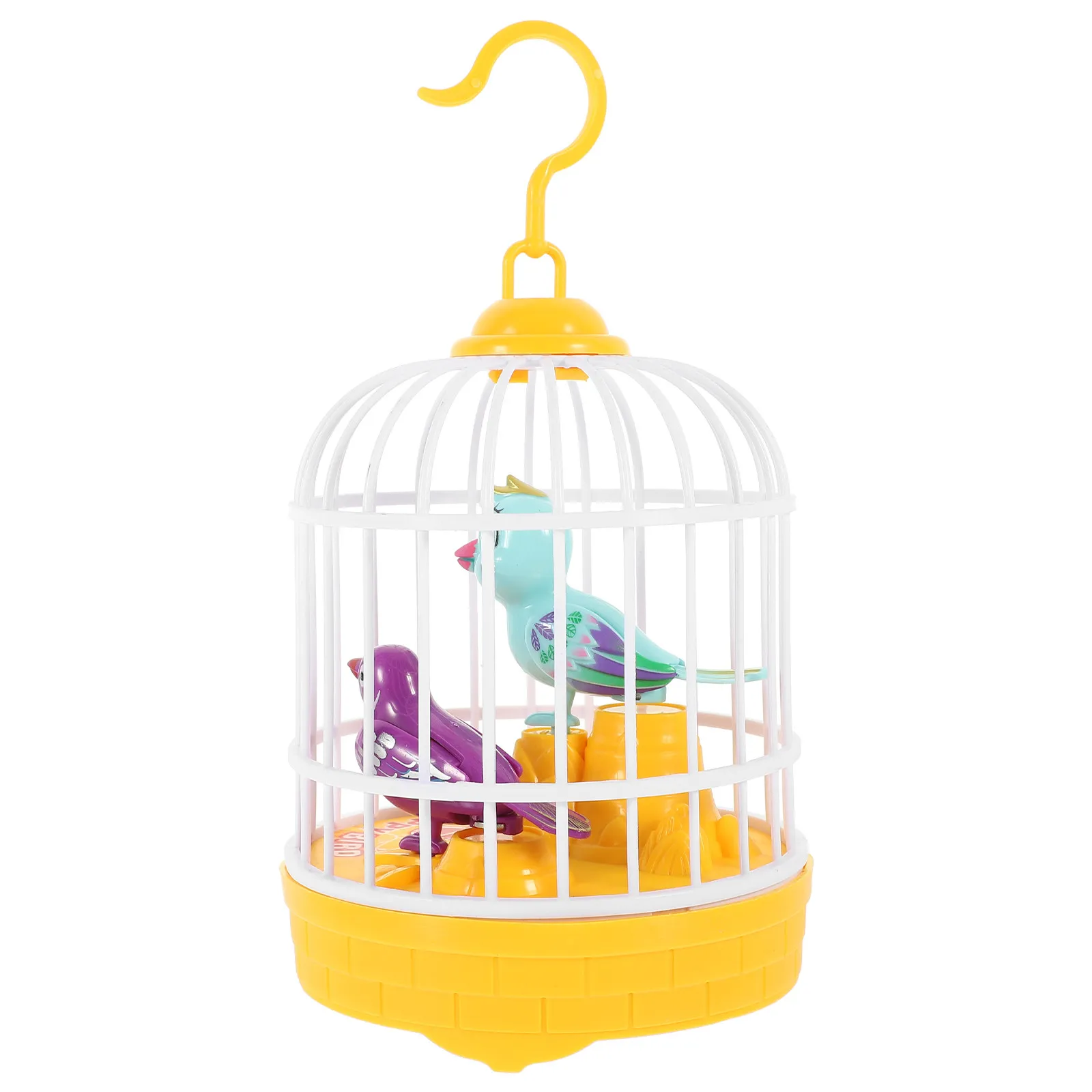 

1 шт. Интерактивная имитация птичьей клетки с голосовым управлением, электрическим освещением и звуком, развивающая игрушка для детей