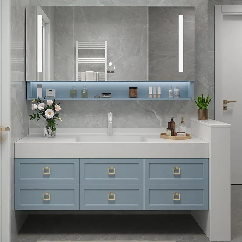 

Тумба для ванной из массива дерева. Современная простая тумба-умывальник для ванной комнаты.