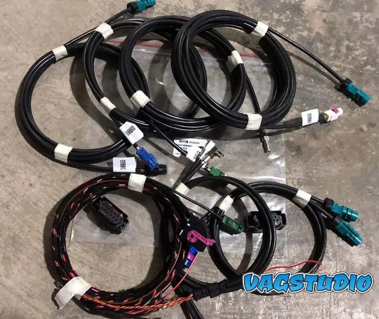 

360 Environment Rear Viewer Camera Harness Cable Wire For Macan