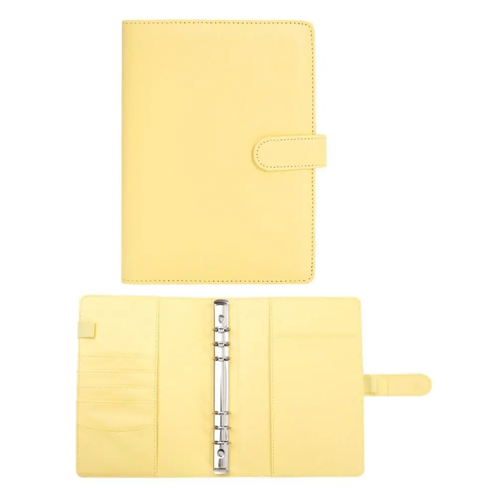 Gift Candy Color A5 Notebook Shell Detachable Large Capacity Folder Soft Shell Non-punchable Portable File Organizer