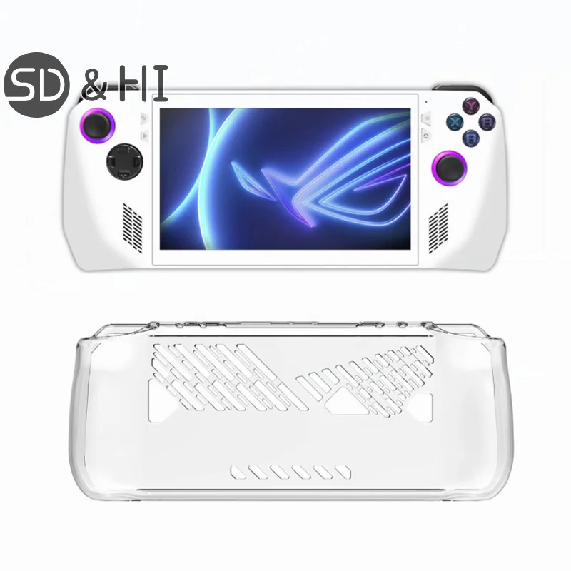 Handheld Game Console Simple Cooling TPU Protective Cover Classic Restoration Bare Metal Suitable For Rog Ally X