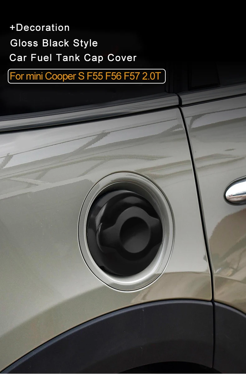 Auto Kraftstoff Tank Abdeckung Dekoration Aufkleber Für BMW MINI Cooper S JCW F56 F55 F57 2,0 T Auto-Styling außen Zubehör – Detail 2