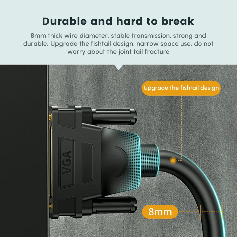 Cavo VGA UGREEN Cavo video digitale maschio-maschio Cavo VGA-VGA placcato oro