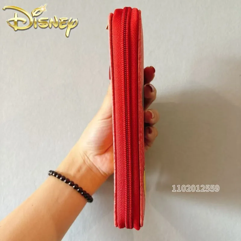 Disney Mickey New Women's Wallet Cartoon Cute Women's Wallet Luxury Brand Fashion Long Wallet Multiple Card Slots Large Capacity