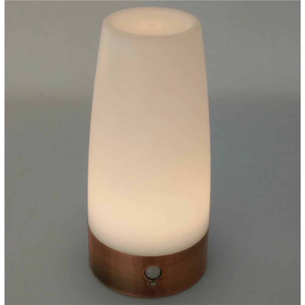 

Motion Sensor Lamp Round Human Nursery Light Motion Sensor Table Lamp Operated Auto On Off LED Night Lights for Home Use