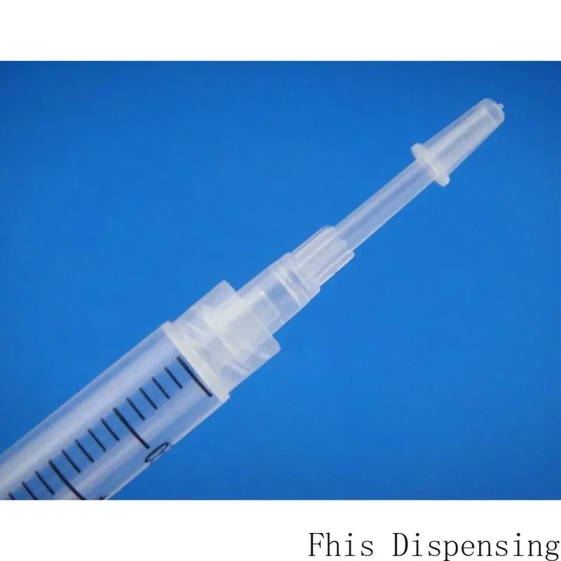 Plastic Tips Cap Syringe Dispensing Tip Cones Protective Sleeve Jacket Pack of 50