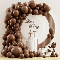 129PCS Brown Balloon Arch garland kit, 18