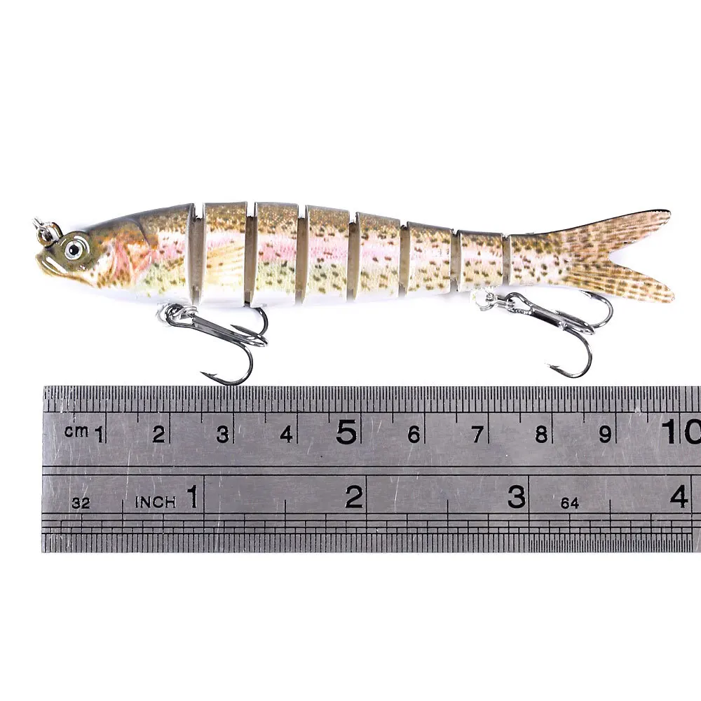 11g Tonące Woblery Przynęty Wędkarskie Przegubowe Crankbait Swimbait 8 Segment Twarda Sztuczna Przynęta Bass Lake Sea Fishing Tackle Lure