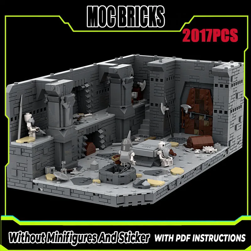 

New Moc Building Blocks Building Model Moria Mining Modular Building Blocks Children's Festival Gift Toy DIY Set