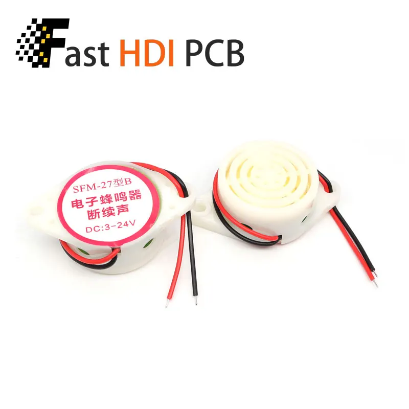 [120dB 고음량] 방수 경보 버저 3V/5V/12V/24V - 액티브/패시브, 연속/간헐, IP67, 산업용 사이렌