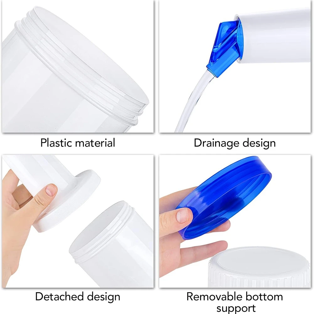 

6-упаковочные пластиковые бутылки для наливания, принадлежности для ликеров и соков, магазин для дома, кухни, вечеринки, бара