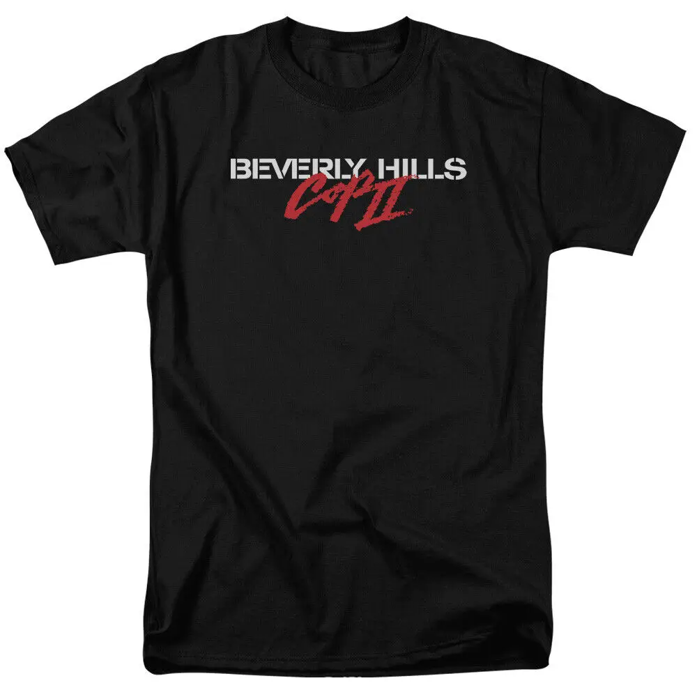 Beverly Hills Cop II Logo T Shirt Mens Licensed Retro Movie Black