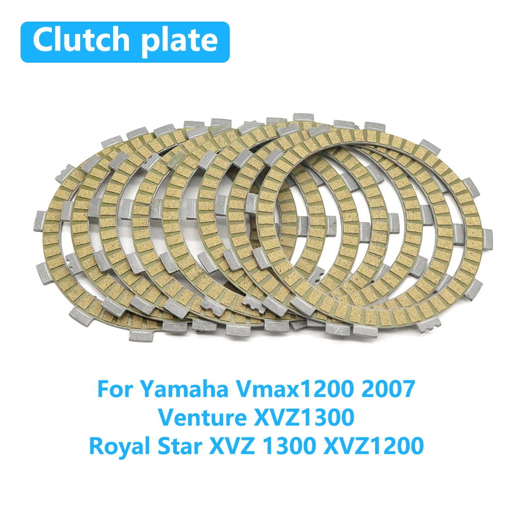 

For Yamaha Vmax 1200 V-MAX 2007 Venture XVZ1300 Royal Star XVZ 1300 XVZ1200 Motorcycle Clutch Friction disc plate kit