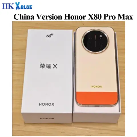 Honor X80 Pro Max 11000mAh 90W SuperCharge Magic OS 10 Screen 6.8 Inch 120Hz AMOLED 50MP OIS Snapdragon 6 Gen 5 NFC OTA Update