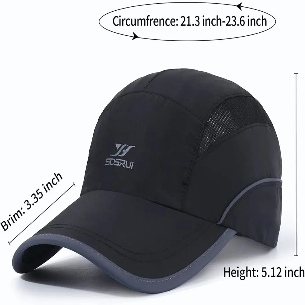 Running Hat Mesh Sports Cap Lightweight Mesh Quick Drying Runner Cap for Men Women Baseball Cap Sun Hat