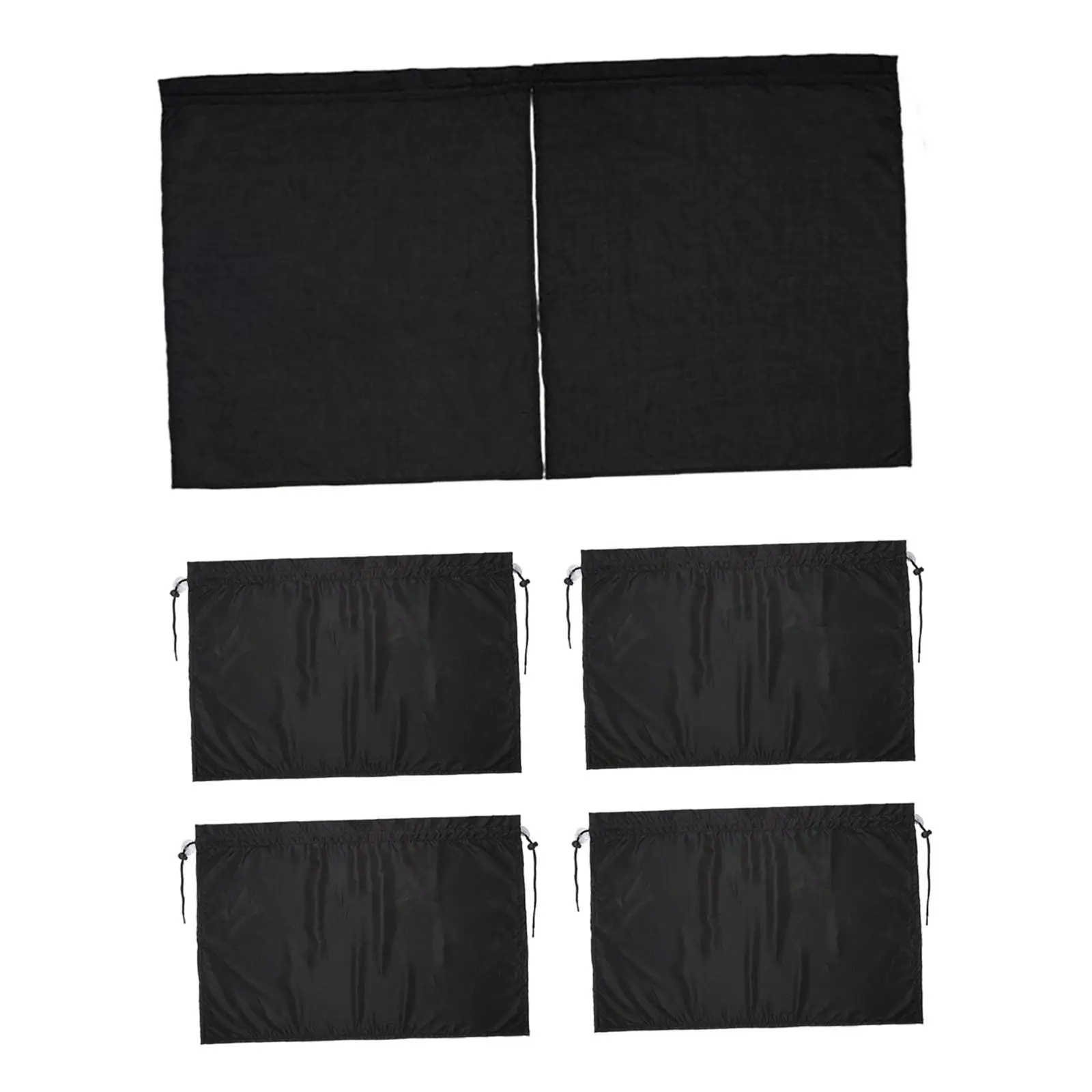

4x Car Window Shade Blackout Portable Accessory Window Cover for Breastfeeding Outdoor Changing Clothes Napping Reading