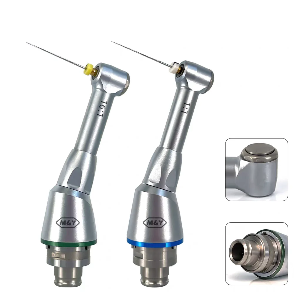 Dental Push Button Motorized Contra Angle Endo Head Rotor Shaft 1:1 16:1 For Endo Engine File Replacement Accessory