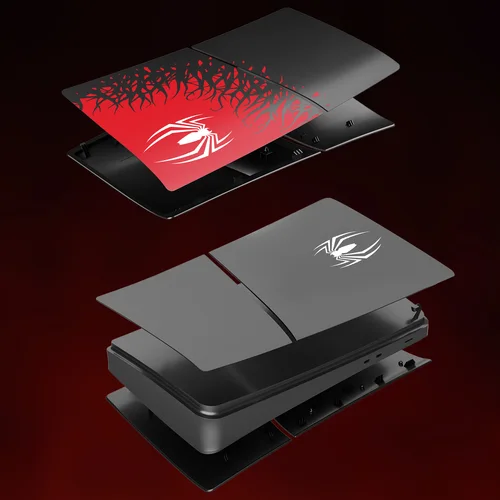 Imagen 2 del producto Carcasa protectora antiarañazos para PS5 Slim ABS, cubierta de repuesto para Playstation 5, edición Digital delgada