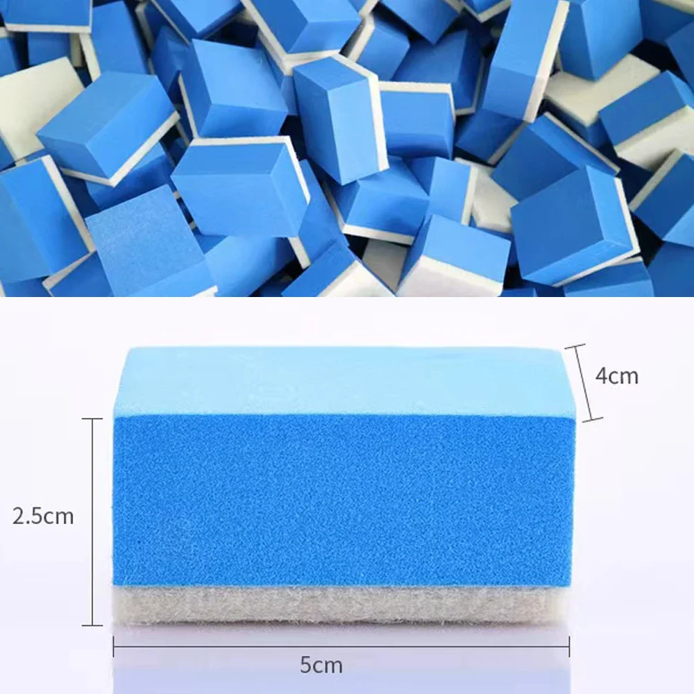 Car Glass Oil Film Cleaning Sponge Wiper Polishing Sponges Car Windshield Wool Felt Brush Oil Dusty Removal Tools Accessories