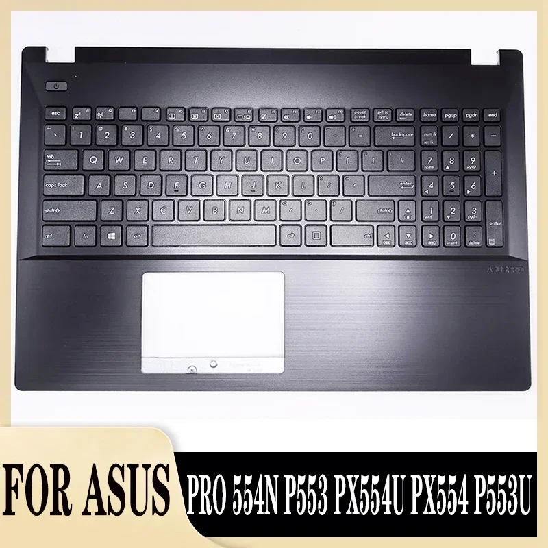 Original Laptop US/German Latin Keyboard for PRO554N P553 PX554U PX554 P553U Palmrest Upper Notebook Top Case Cover Housing