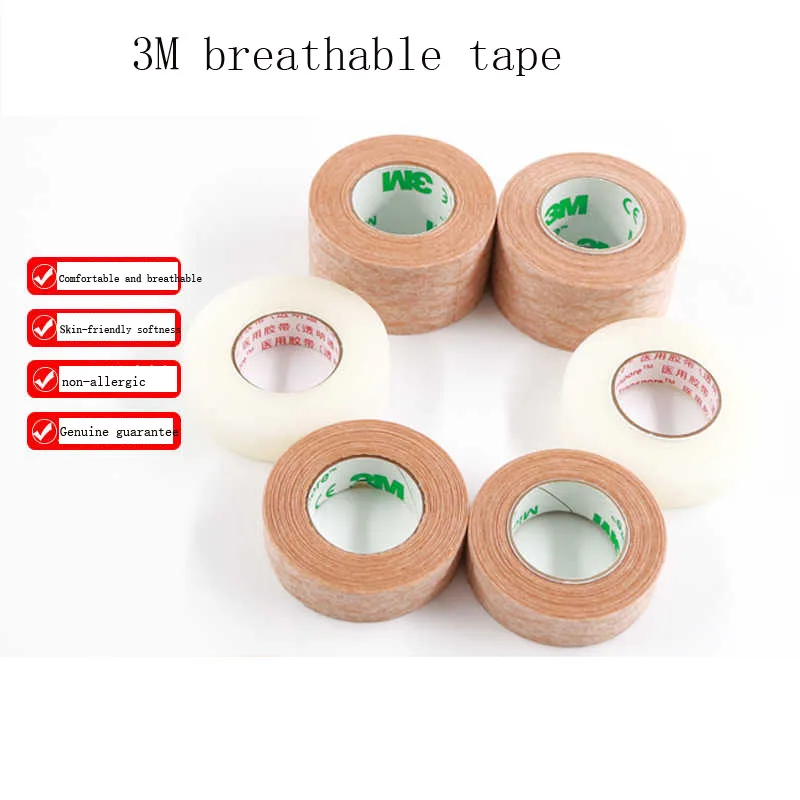 3M Medical Skin Color breathable tape after rhinoplasty double eyelid adhesive can be manually torn fixed meat tape